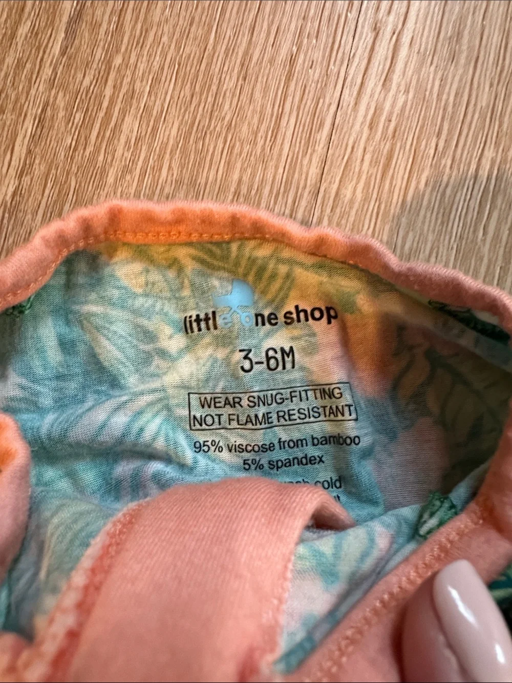 Little one shop tropical footies
